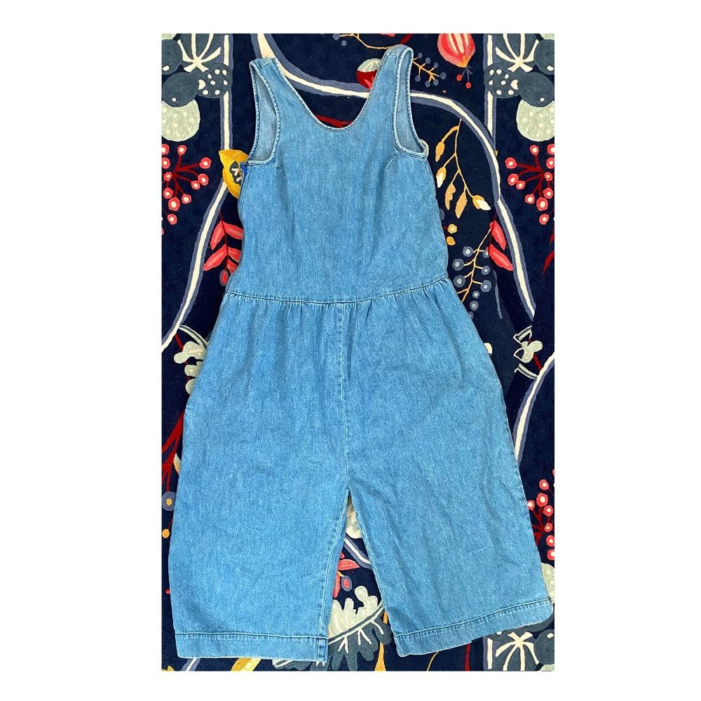 Ilana Kohn Lightweight Denim Scoop Neck Jumpsuit XXS
